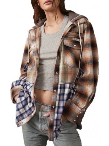 πουκάμισο μακρυμάνικο free people blue ridge plaid ob1545055 σε προσφορά