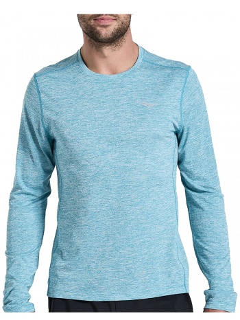 μπλούζα μακρυμάνικη saucony stopwatch sam800279-tqh σε προσφορά