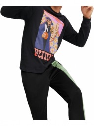 μπλούζα κοντομάνικη puma run it back ls tee 3 536477-01