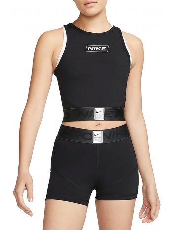 μπλούζα αμάνικη nike pro dri-fit cropped tank dq5593-010 σε προσφορά