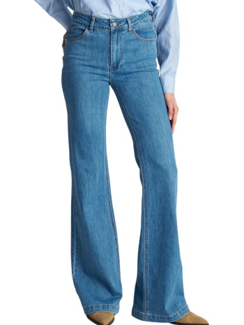 παντελόνι jean ale καμπάνα ψηλόμεσο 8923087-used γυναικείο