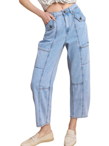 παντελόνι jean attrattivo barrel leg 9922951-light blue