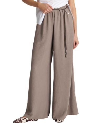 παντελόνι υφασμάτινο ale με λάστιχο και ζώνη 82276008-grey