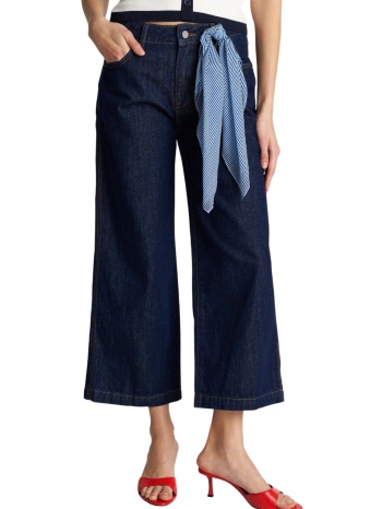 παντελόνι jean ale με μαντήλι 8922972-blue γυναικείο