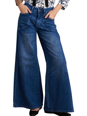 παντελόνι jean attrattivo wide leg 9922930-blue γυναικείο