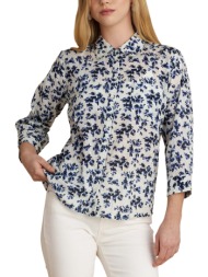 πουκάμισο μακρυμάνικο attrattivo φλοράλ κιπούρ 9922962-white γυναικείο