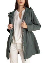 μπουφάν attrattivo άνορακ με κουκούλα 9922943-teal γυναικείο