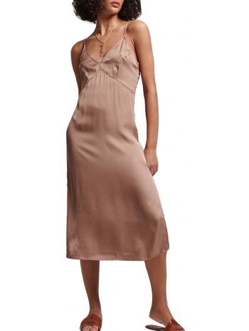 φόρεμα superdry satin cami midi w8011421a-6mw σε προσφορά