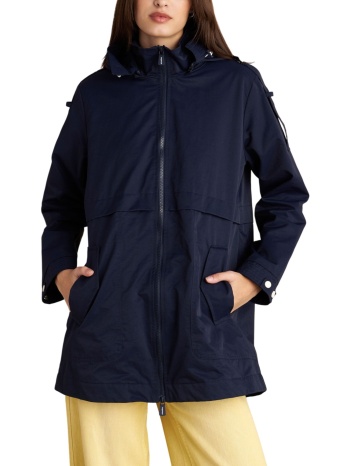 μπουφάν attrattivo άνορακ με κουκούλα 9922942-blue γυναικείο