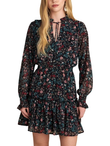 φόρεμα attrattivo μίνι φλοράλ 9922926-black γυναικείο