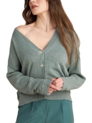 ζακέτα attrattivo πλεκτή με κουμπιά 9p23395-teal γυναικείο