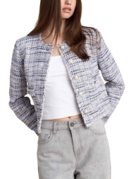 σακάκι attrattivo κοντό tweed 9923010-multicolor γυναικείο