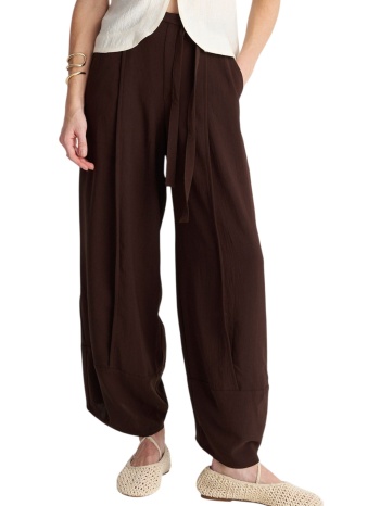 παντελόνι υφασμάτινο ale barrel leg 81684038g-brown