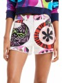 σορτς desigual psyco flower 23swdd48-1000