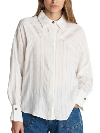 πουκάμισο μακρυμάνικο ale ριγέ με διακοσμητικά κουμπιά