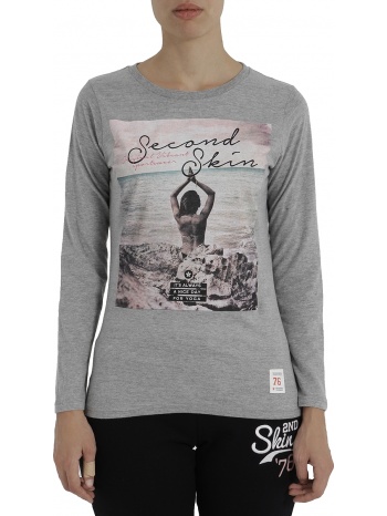 μπλούζα μακρυμάνικη 2nd skin it`s always a nice day σε προσφορά