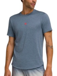 μπλούζα κοντομάνικη wilson everyday performance tee wm00011511buq-slate bl ανδρικό