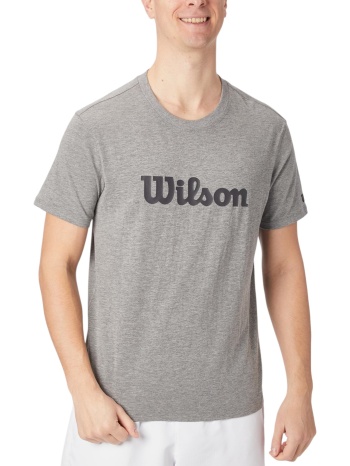 μπλούζα κοντομάνικη wilson team graphic tee medgray σε προσφορά