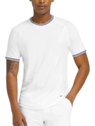 μπλούζα κοντομάνικη wilson court performance crew wm00310511wta-white ανδρικό