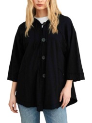 ζακέτα attrattivo με κουμπιά 9836606-black γυναικείο