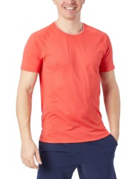 μπλούζα κοντομάνικη wilson team seamless crew infrared wm00282411rdb-00 ανδρικό