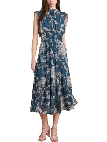 φόρεμα attrattivo μίντι αμάνικο με abstract print