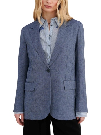 σακάκι attrattivo σε ίσια γραμμή 9922987-blue γυναικείο