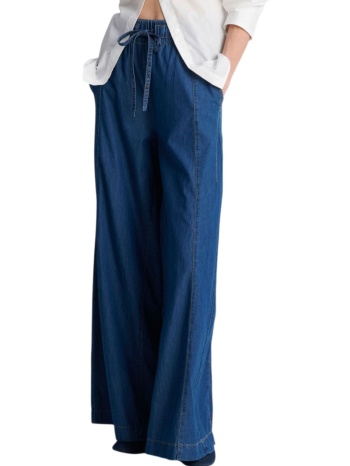 παντελόνι jean ale τζιν με λάστιχο στη μέση 8923184-blue
