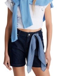 σορτς ale με μαντήλι 8922977-blue γυναικείο