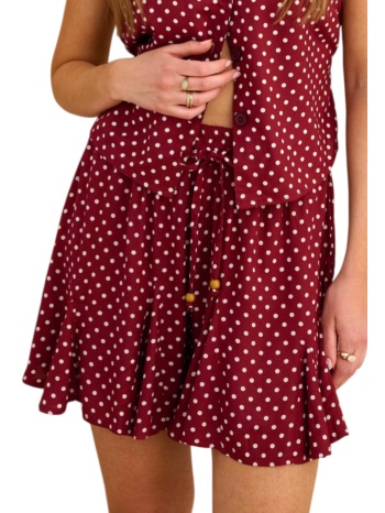 σορτς attrattivo πουά 9923293-spice red γυναικείο