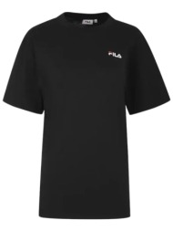 μπλούζα κοντομάνικη fila with small logo apunws26033-black γυναικείο