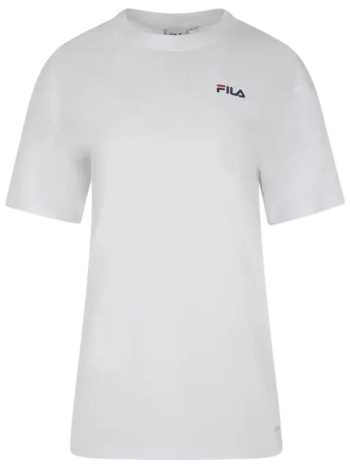 μπλούζα κοντομάνικη fila with small logo apunws26033-white