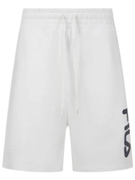 σορτς fila με λογότυπο στο πλάι apunws26037-white γυναικείο