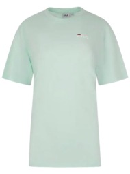 μπλούζα κοντομάνικη fila with small logo apunws26033-stngsea γυναικείο