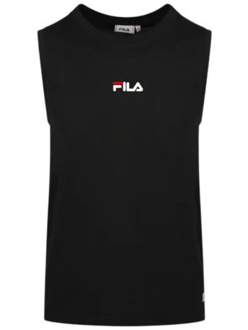 μπλούζα αμάνικη fila small logo apcdms25001-black ανδρικό
