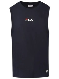 μπλούζα αμάνικη fila small logo apcdms25001-blkiris ανδρικό
