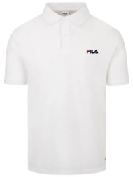 μπλούζα polo fila pique apcdms25004-white ανδρικό