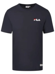 μπλούζα κοντομάνικη fila small logo apcdms25003-blkiris ανδρικό