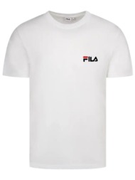 μπλούζα κοντομάνικη fila small logo apcdms25003-white ανδρικό