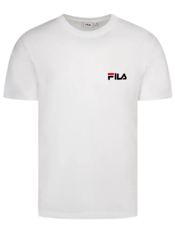 μπλούζα κοντομάνικη fila small logo apcdms25003-white