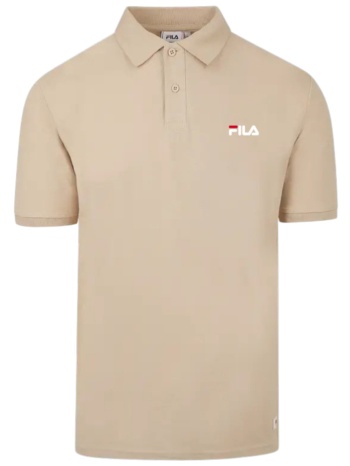 μπλούζα polo fila pique apcdms25004-whιtεpepεr ανδρικό