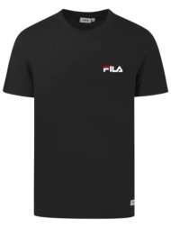 μπλούζα κοντομάνικη fila small logo apcdms25003-black ανδρικό