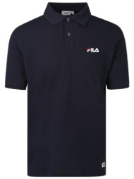 μπλούζα polo fila pique apcdms25004-blackiris ανδρικό