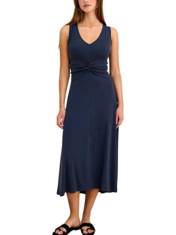 φόρεμα attrattivo μίντι με σκίσιμο μπροστά 9923270-grey