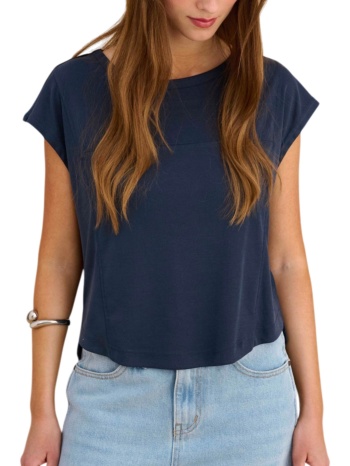 μπλούζα κοντομάνικη attrattivo κοντομάνικη μονόχρωμη