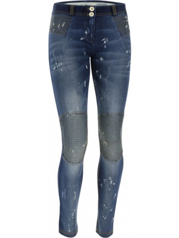 κολάν freddy wr.up. skinny regular rise jeans with white σε προσφορά