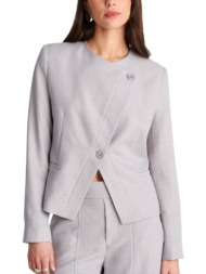 σακάκι ale μονόχρωμο 81014617-grey γυναικείο