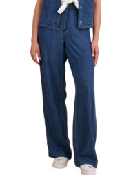 παντελόνι υφασμάτινο attrattivo denim εφέ 9923101-blue γυναικείο