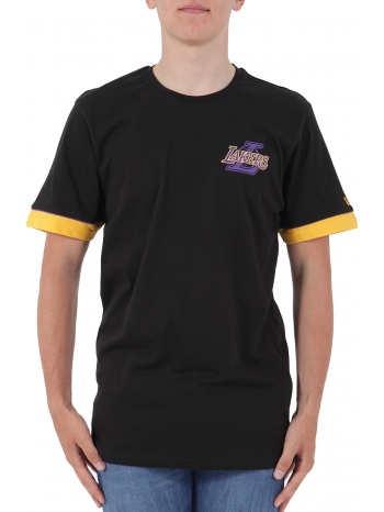 μπλούζα κοντομάνικη new era los angeles lakers nba stripe σε προσφορά