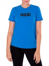 μπλούζα κοντομάνικη dkny box logo dp9t6745-rv1